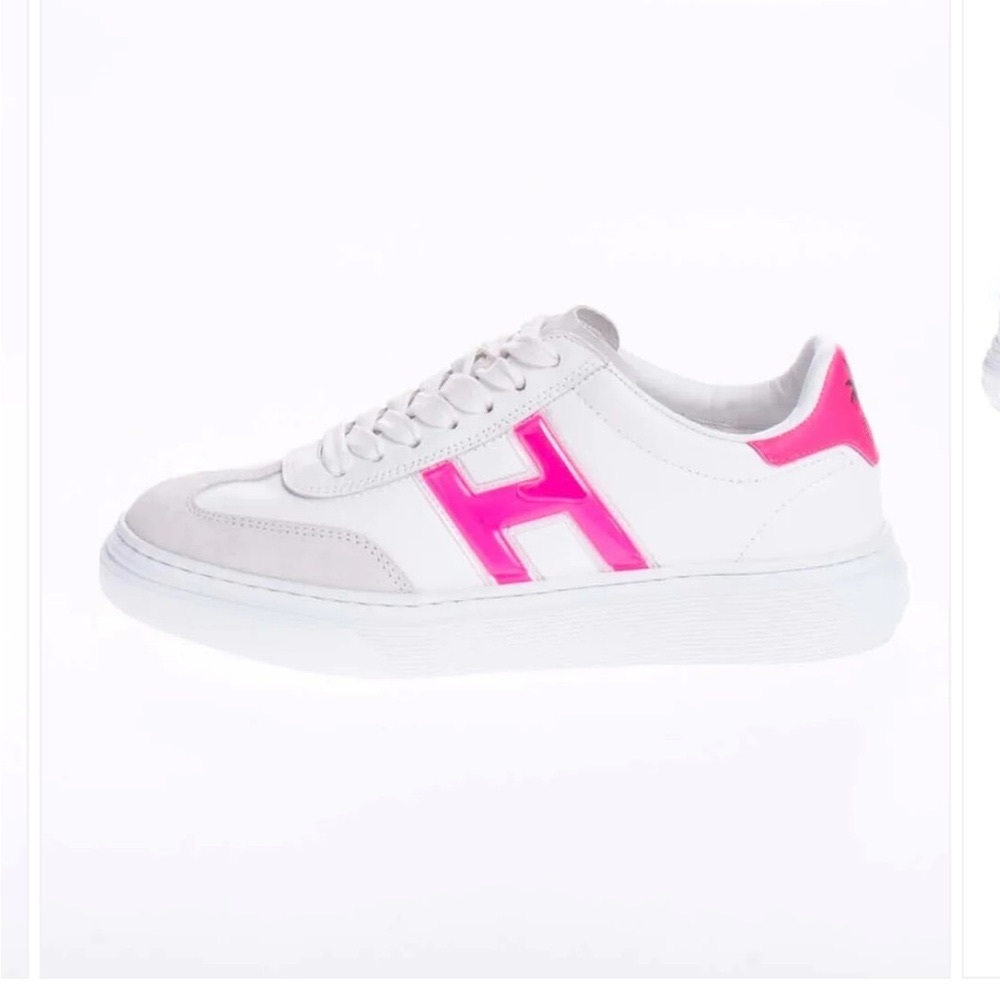 Hogan Pink Palm Sneakers